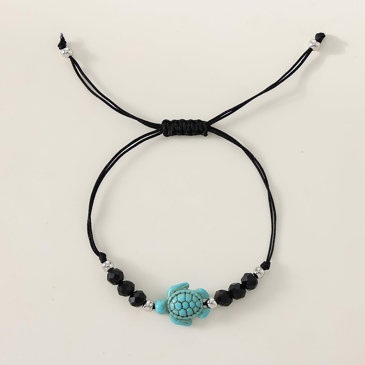 1 pc Bohemian Style Turquoise Sea - Turtle Beaded Adjustable Bracelet for Women & Men, Perfect for Summer Beach Vacations, Valentine's Day, Mother's Day Gifts