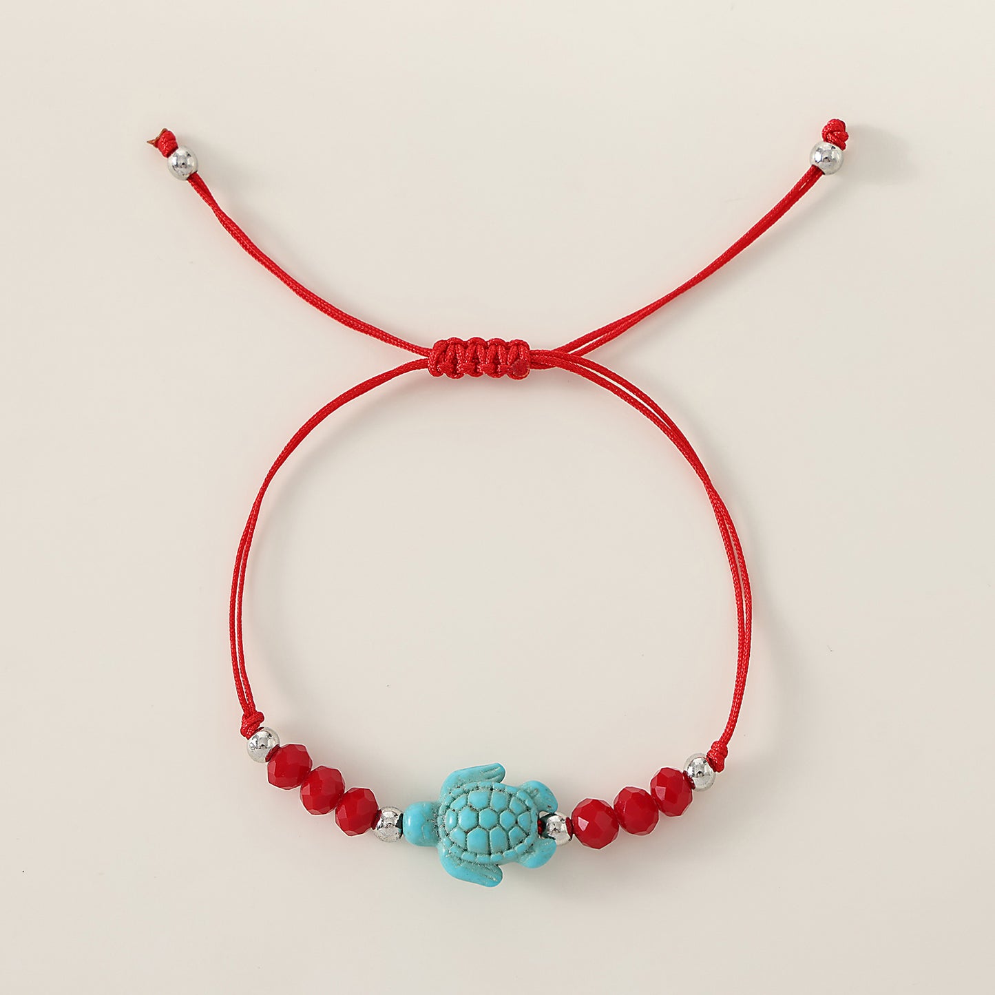 1 pc Bohemian Style Turquoise Sea - Turtle Beaded Adjustable Bracelet for Women & Men, Perfect for Summer Beach Vacations, Valentine's Day, Mother's Day Gifts