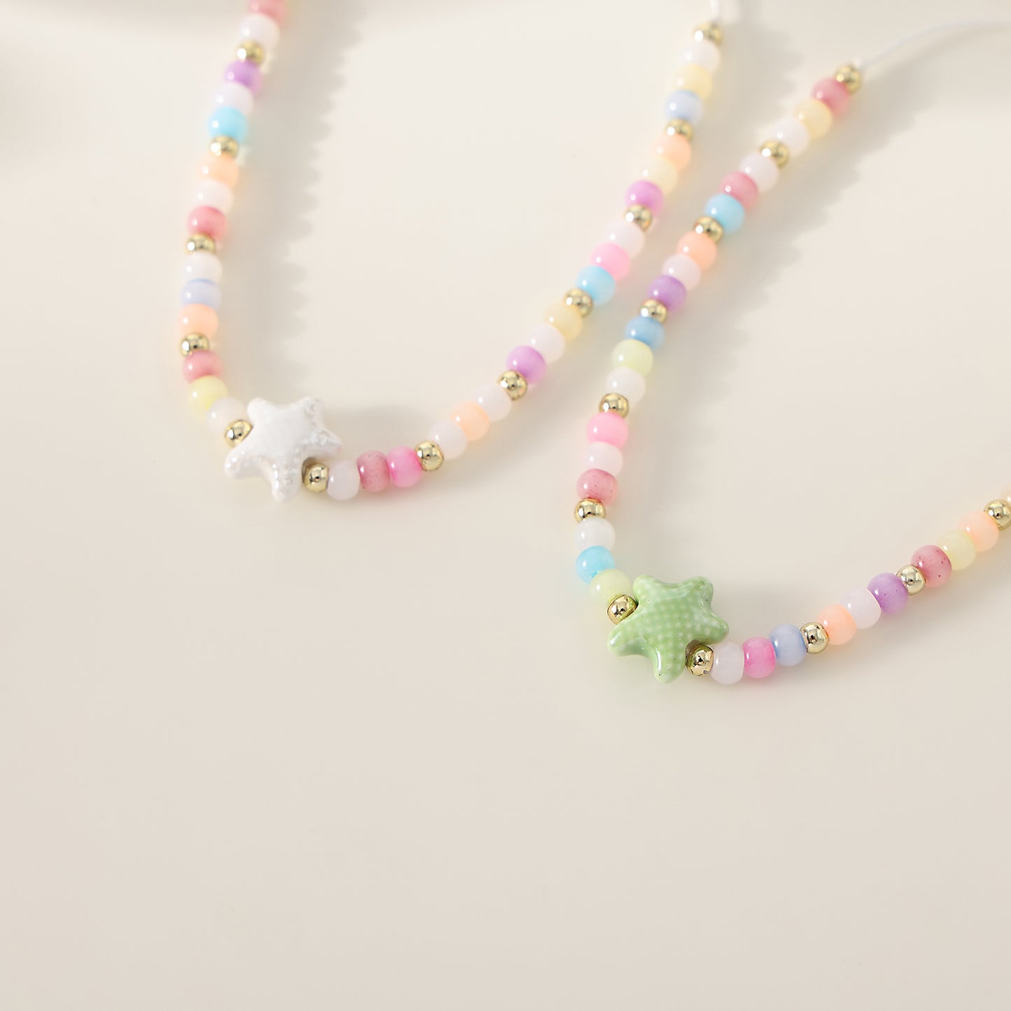 1PC Bohemian Style Multicolor Beaded Bracelet with Starfish & Star Charms for Women & Girls - Summer, Birthday, Valentine's Day, Mother's Day & Everyday Jewelry Gift