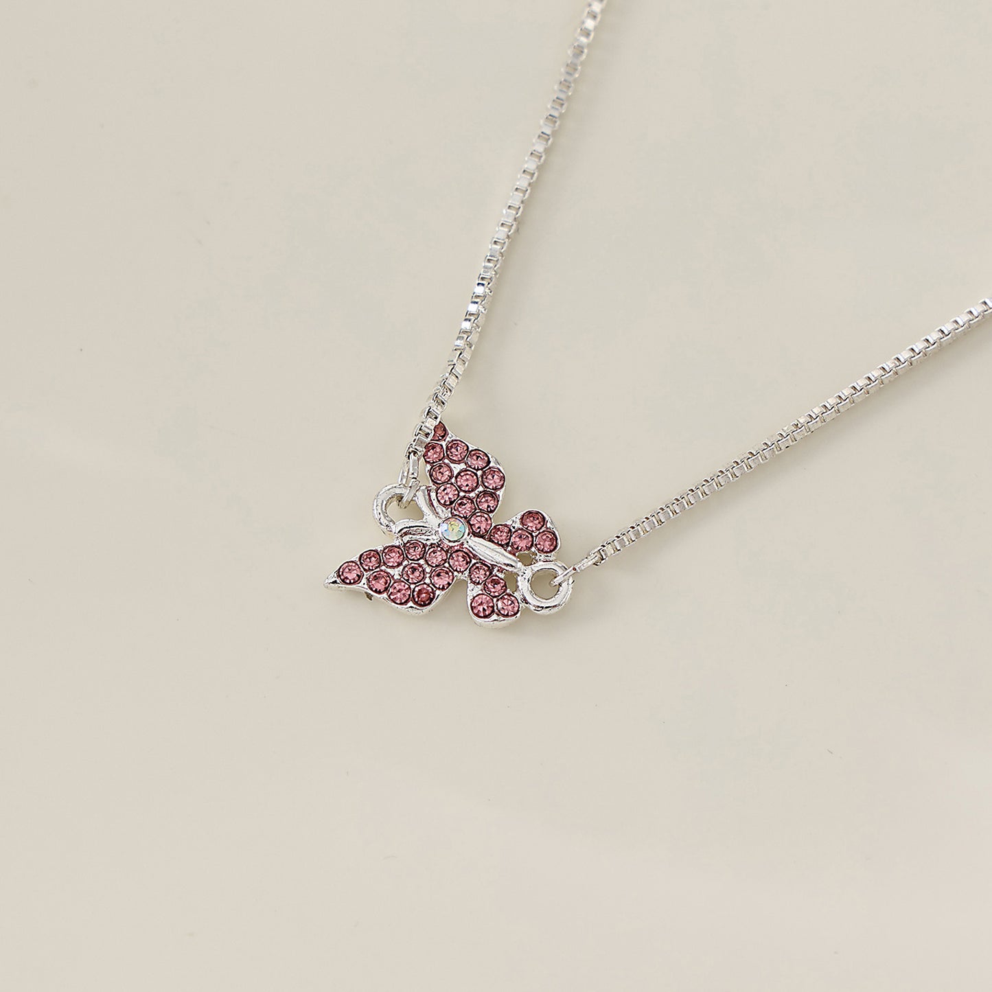 1 Piece Elegant Rhinestone Butterfly Anklet with Silver Chain & Adjustable Clasp for Women - Summer Beach Jewelry & Special Occasion Gift