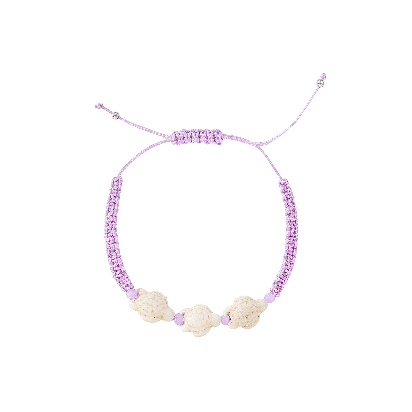 Adorable White Turtle Bead String Bracelets - Ocean-Inspired Jewelry for Kids & Adults, Adjustable & Stackable Designs