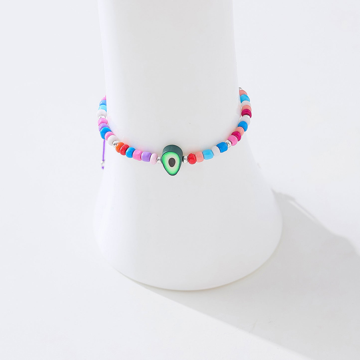 Vibrant Assorted Beaded Bracelets with Avocado Charm - Trendy Boho Style for Women & Teens, Handmade Jewelry for Any Occasion