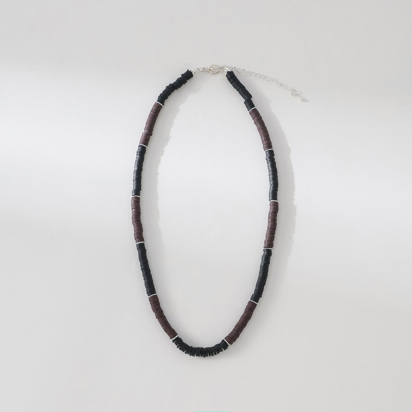 Men's Hand - crafted Fimo Clay Bead Necklace - Versatile Style for Every Occasion