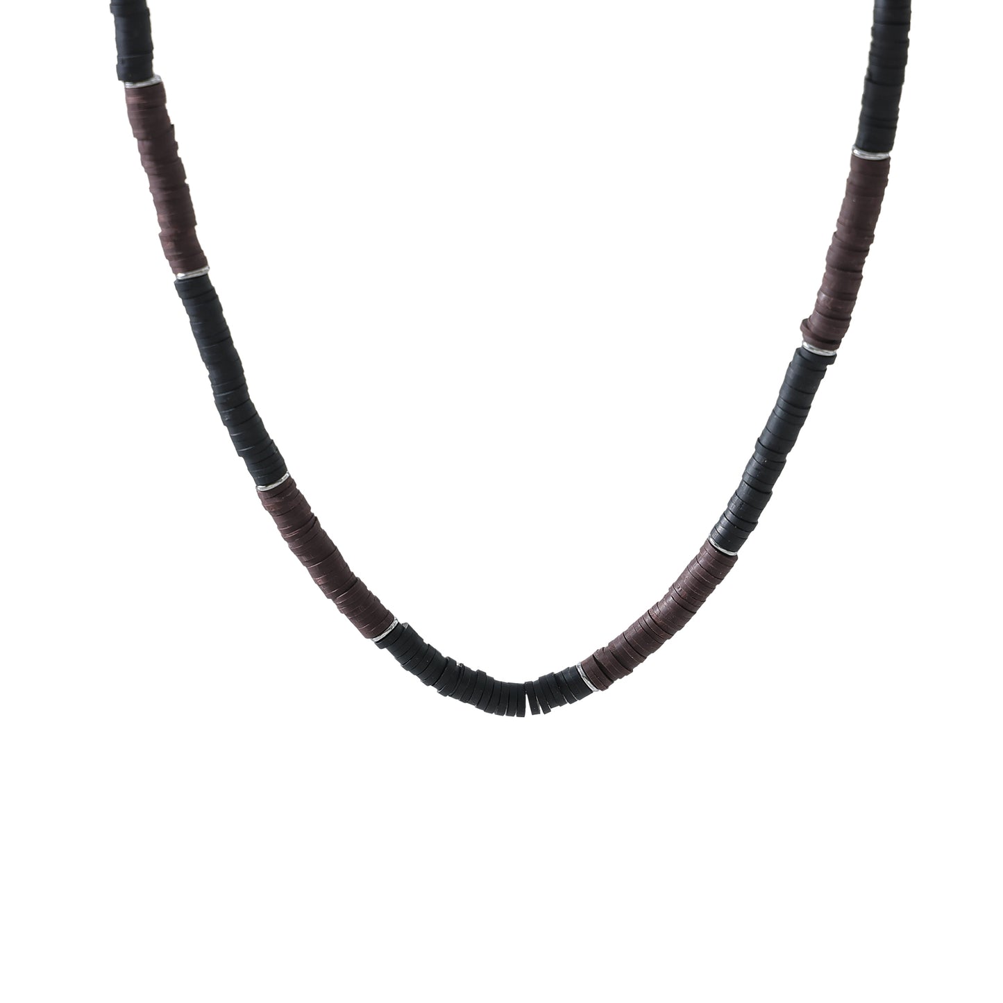 Men's Hand - crafted Fimo Clay Bead Necklace - Versatile Style for Every Occasion