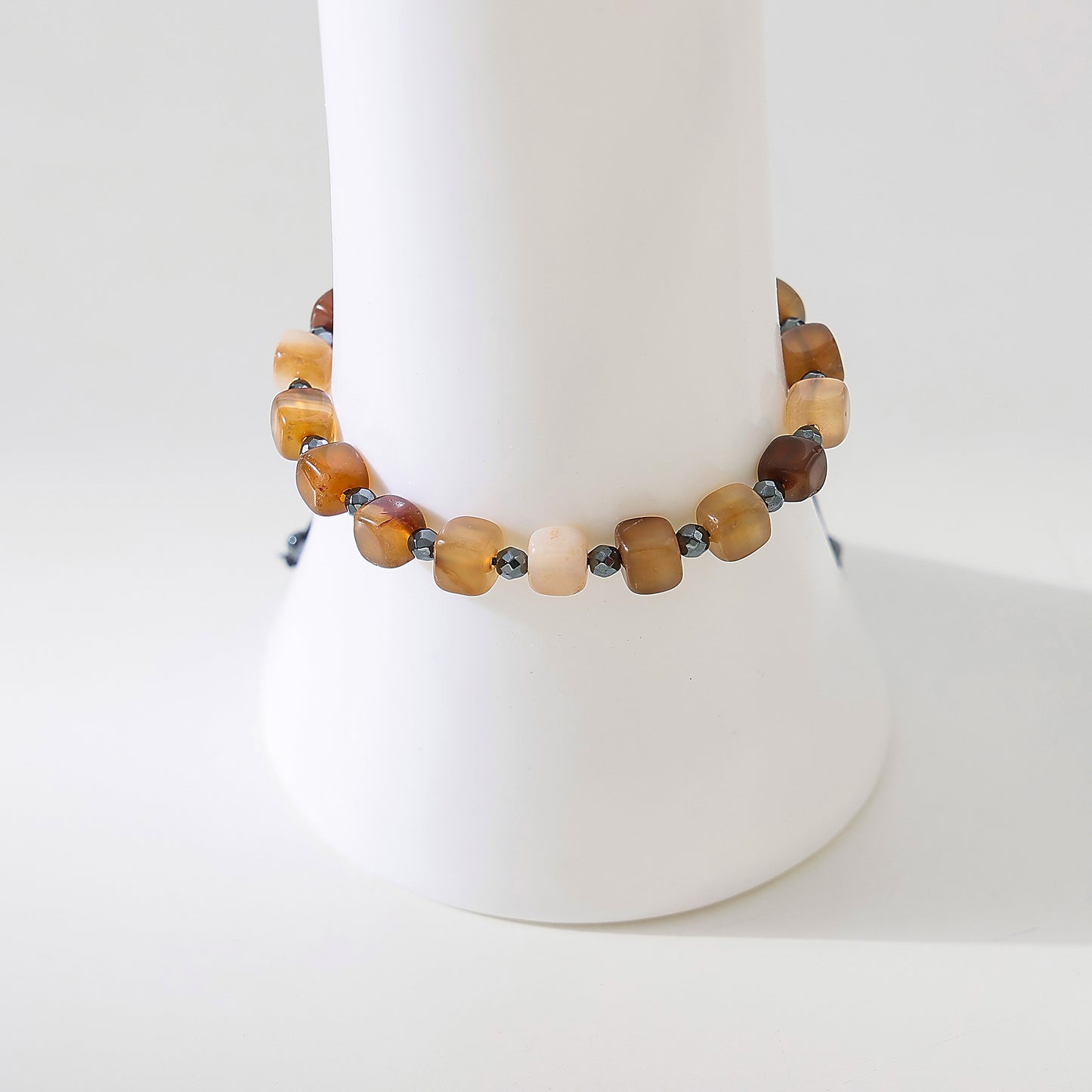 Stone with Hematite bead Bracelet assorted