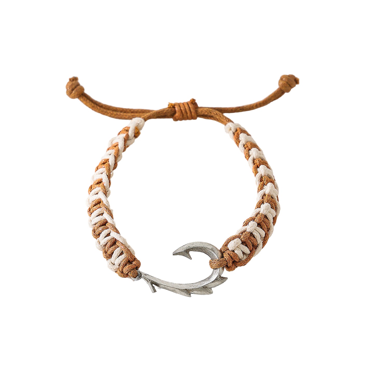 Braided Fish Hook Bracelet men's jewelry great gifts for all ages