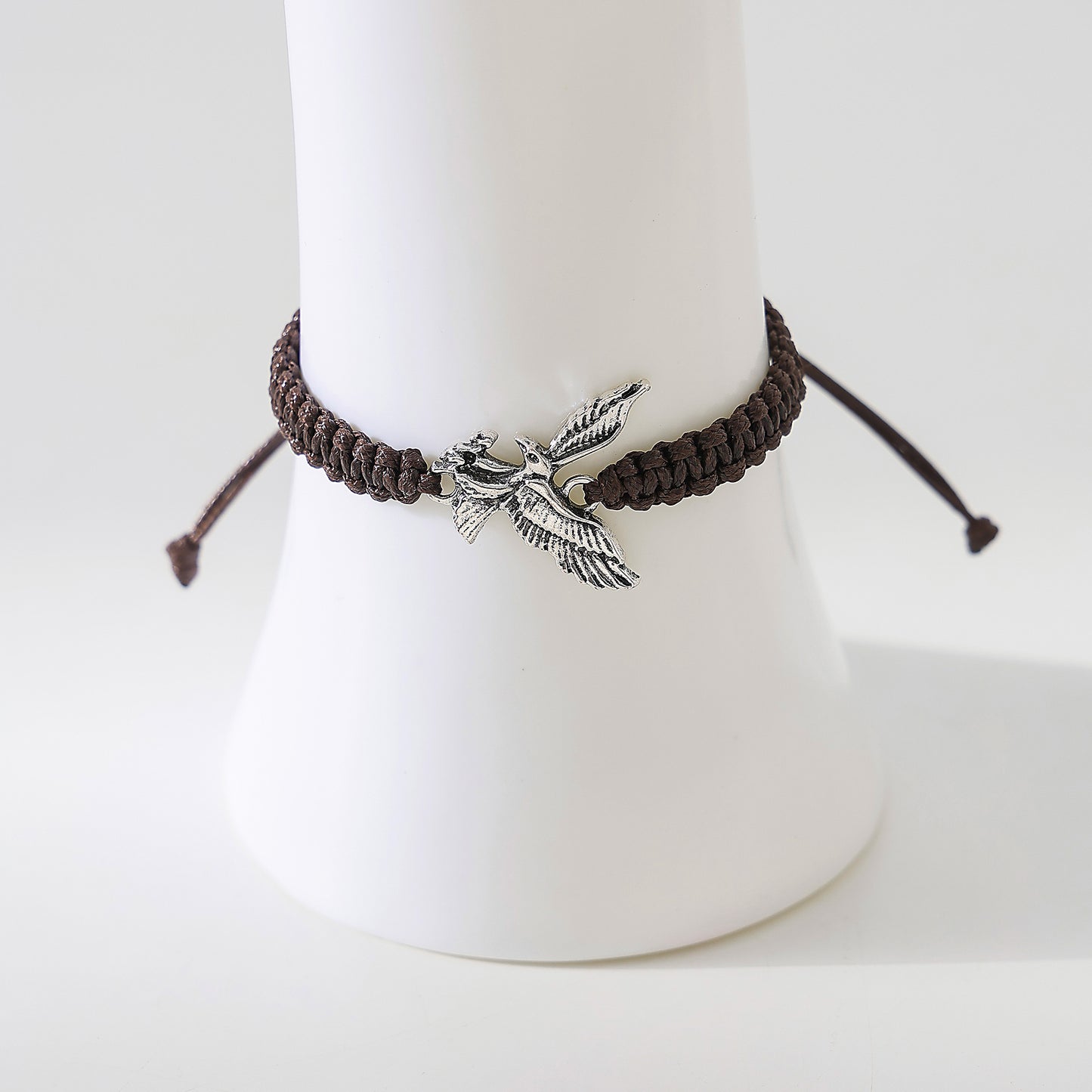 Assorted Macrame Bracelet with Silver Eagle fashion festival daily wear gift for all ages