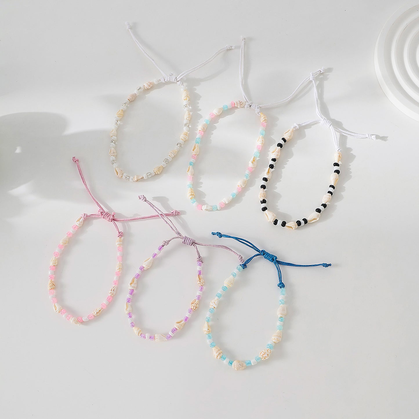Shell Bracelet with Assorted beads