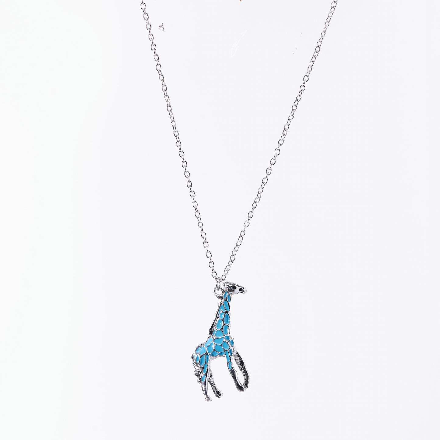 Charming Animal - Inspired Large Giraffe Necklace- Colorful & Trendy Jewelry