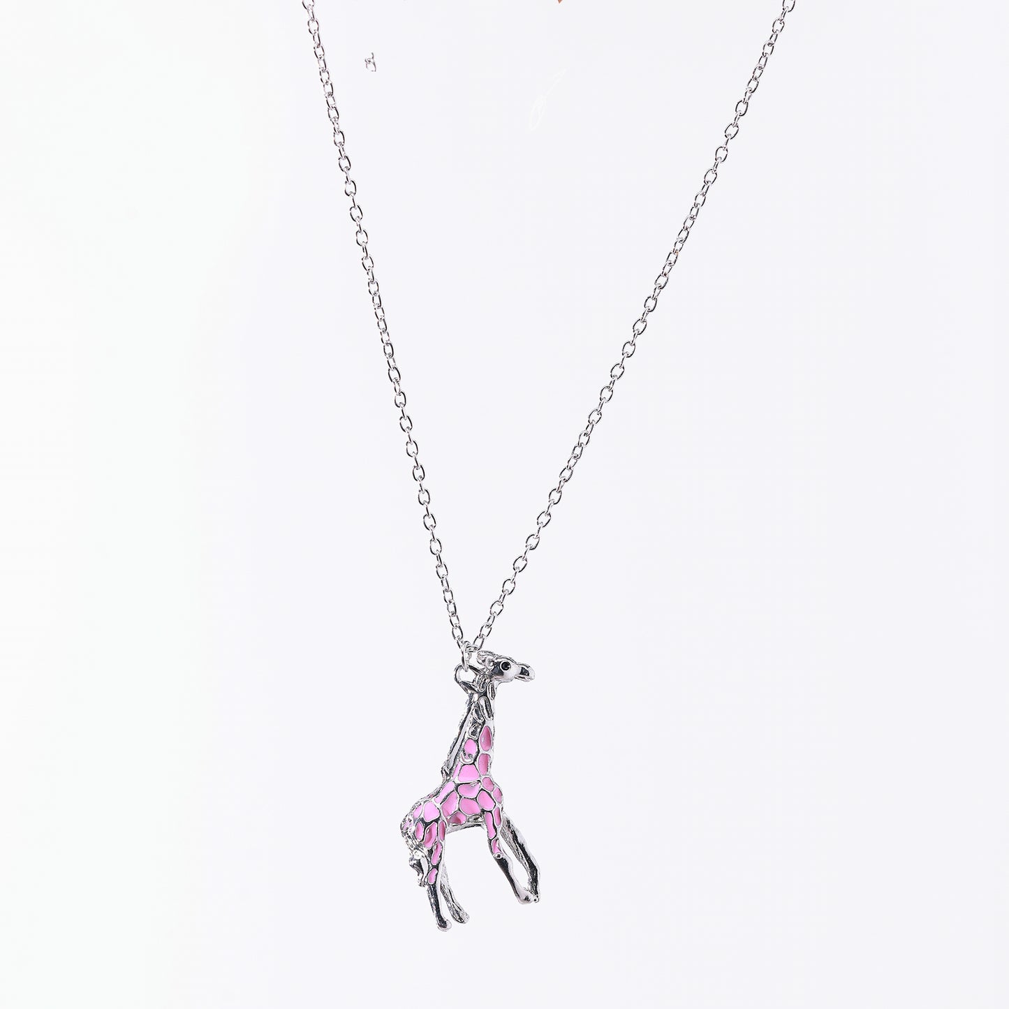 Charming Animal - Inspired Large Giraffe Necklace- Colorful & Trendy Jewelry