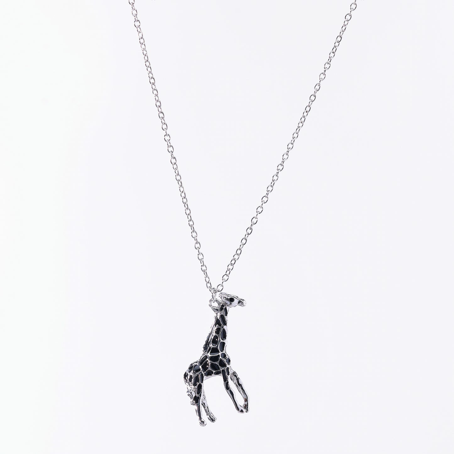Charming Animal - Inspired Large Giraffe Necklace- Colorful & Trendy Jewelry