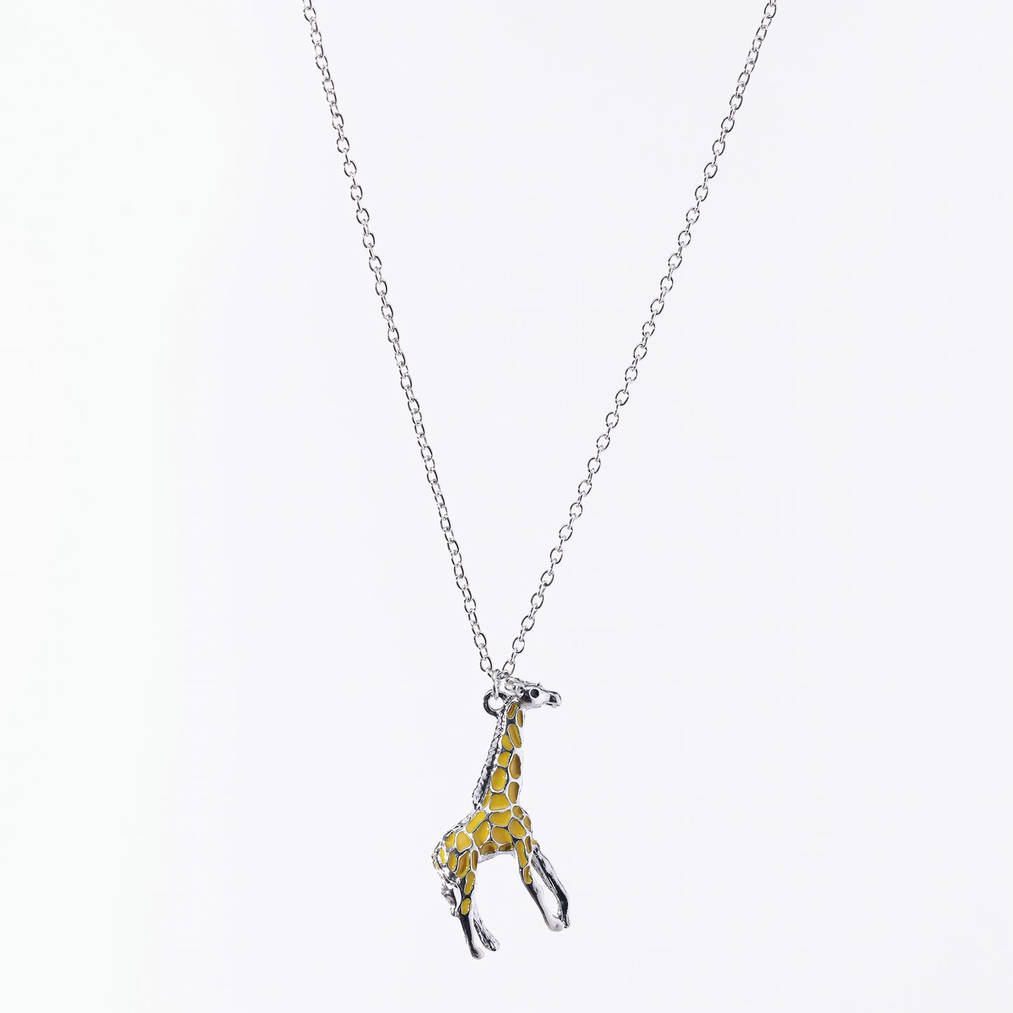 Charming Animal - Inspired Large Giraffe Necklace- Colorful & Trendy Jewelry