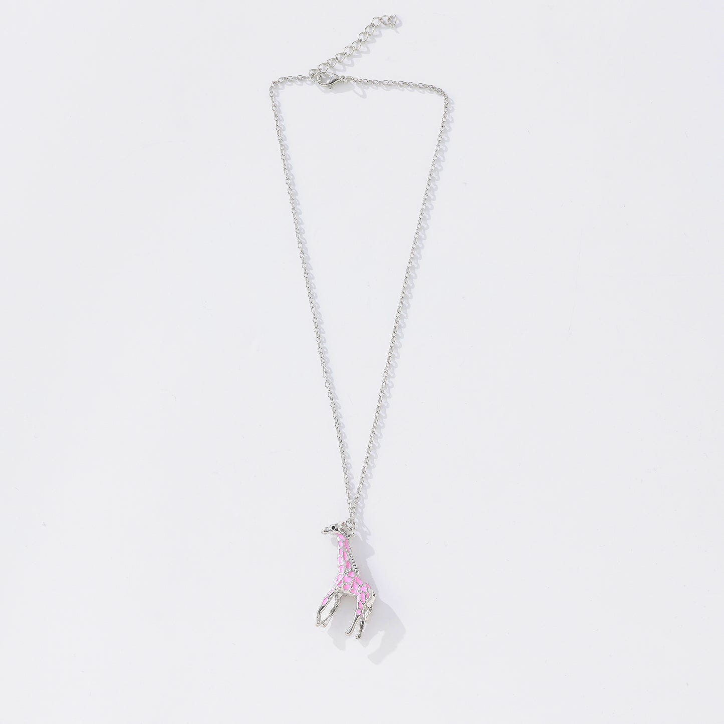 Charming Animal - Inspired Large Giraffe Necklace- Colorful & Trendy Jewelry