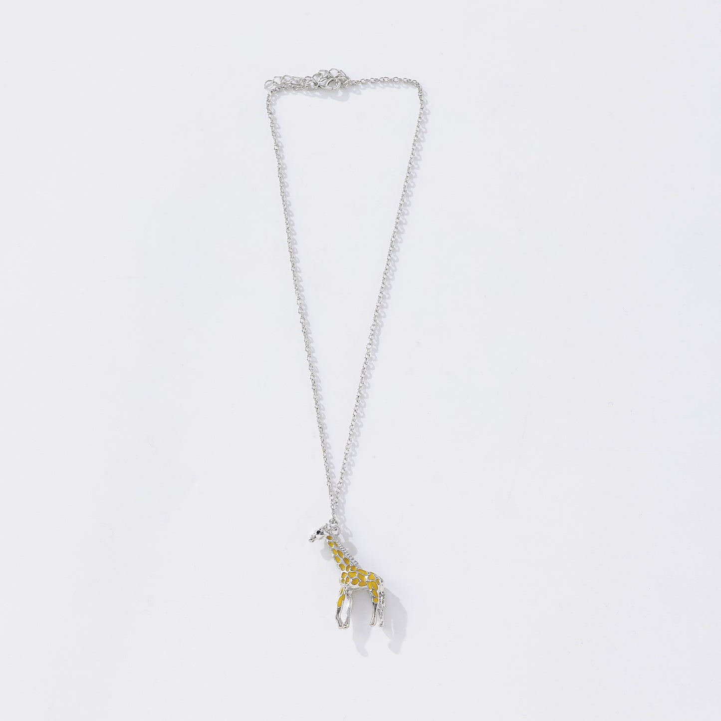 Charming Animal - Inspired Large Giraffe Necklace- Colorful & Trendy Jewelry