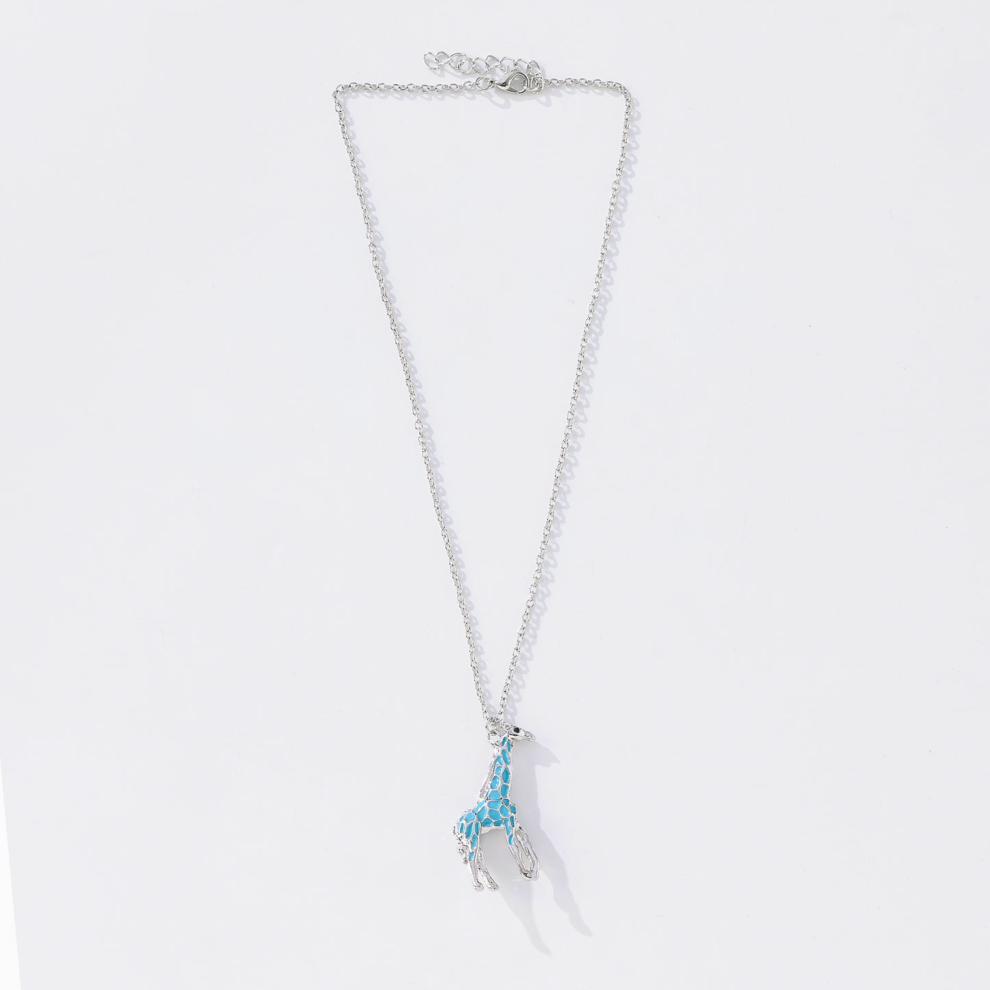 Charming Animal - Inspired Large Giraffe Necklace- Colorful & Trendy Jewelry