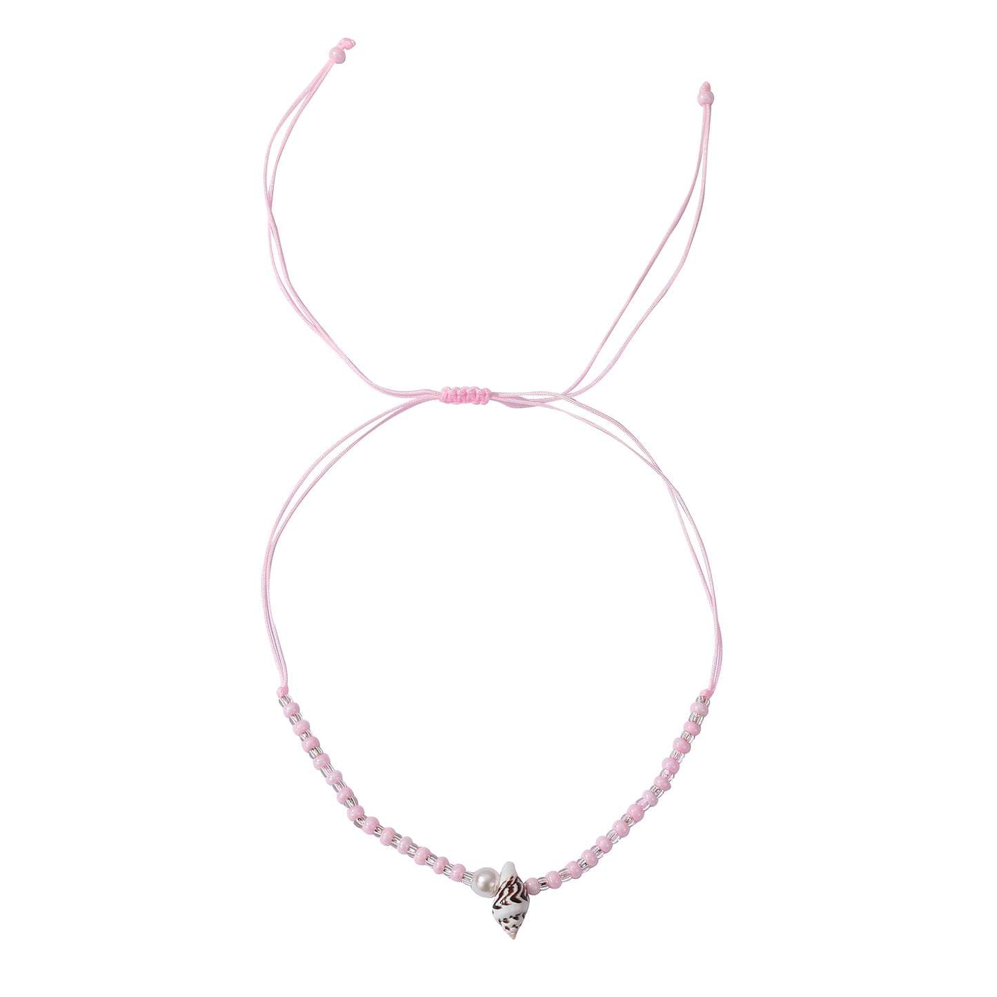 Boho Chic String Anklet with Shell Pearls & Silver Beads - Handcrafted Summer Jewelry for Women - Perfect for Beach Vacations, Festivals, or Everyday Style