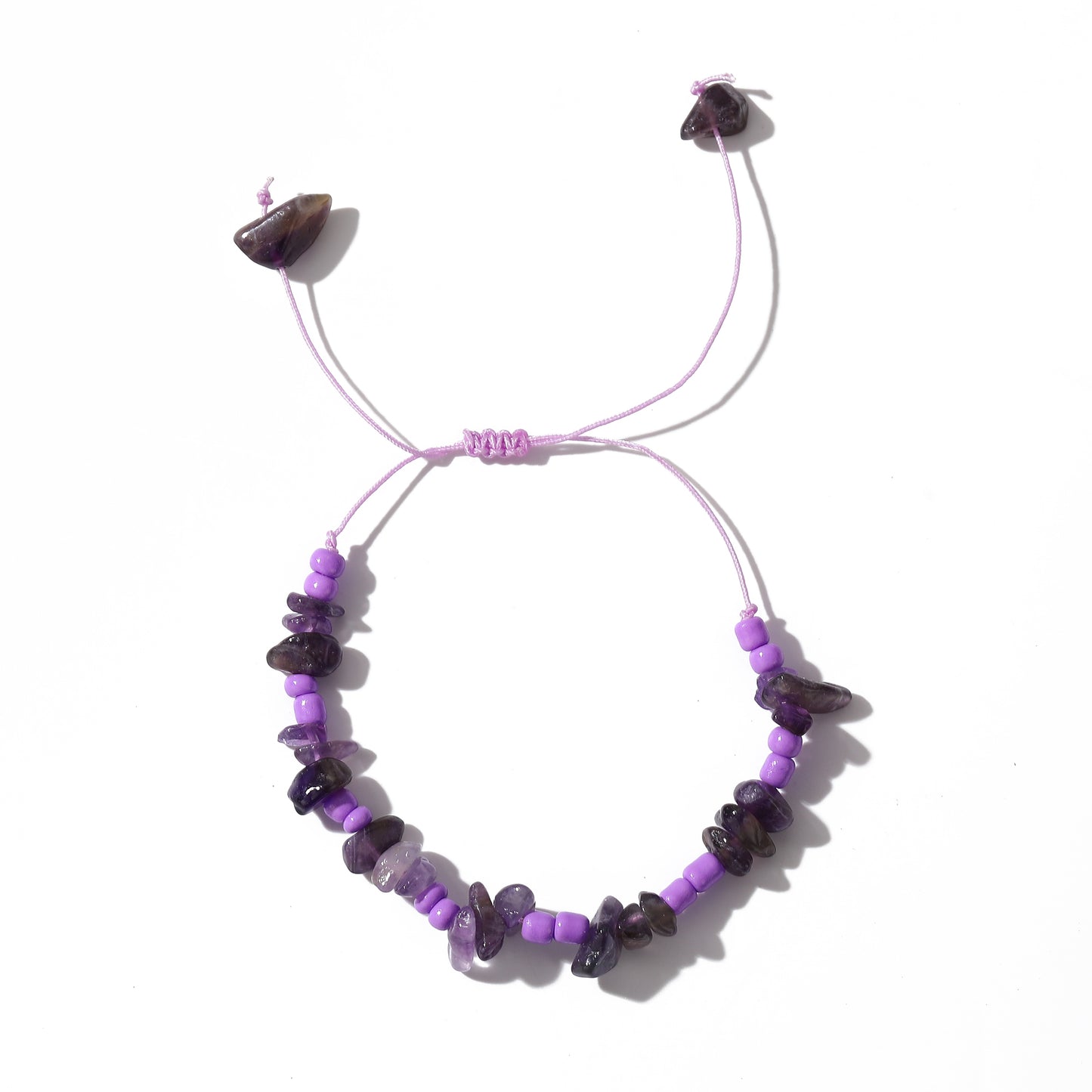 Assorted Gemstone Chip Woven Bracelets - Natural Crystal Bracelets for Energy, Balance & Style