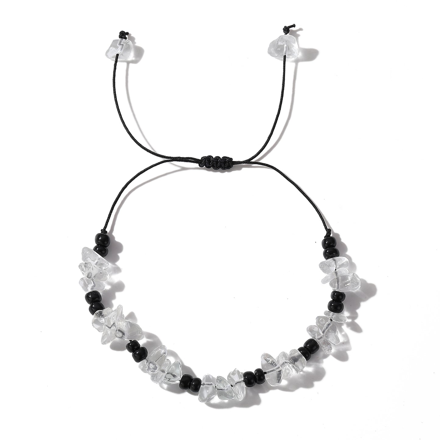 Assorted Gemstone Chip Woven Bracelets - Natural Crystal Bracelets for Energy, Balance & Style