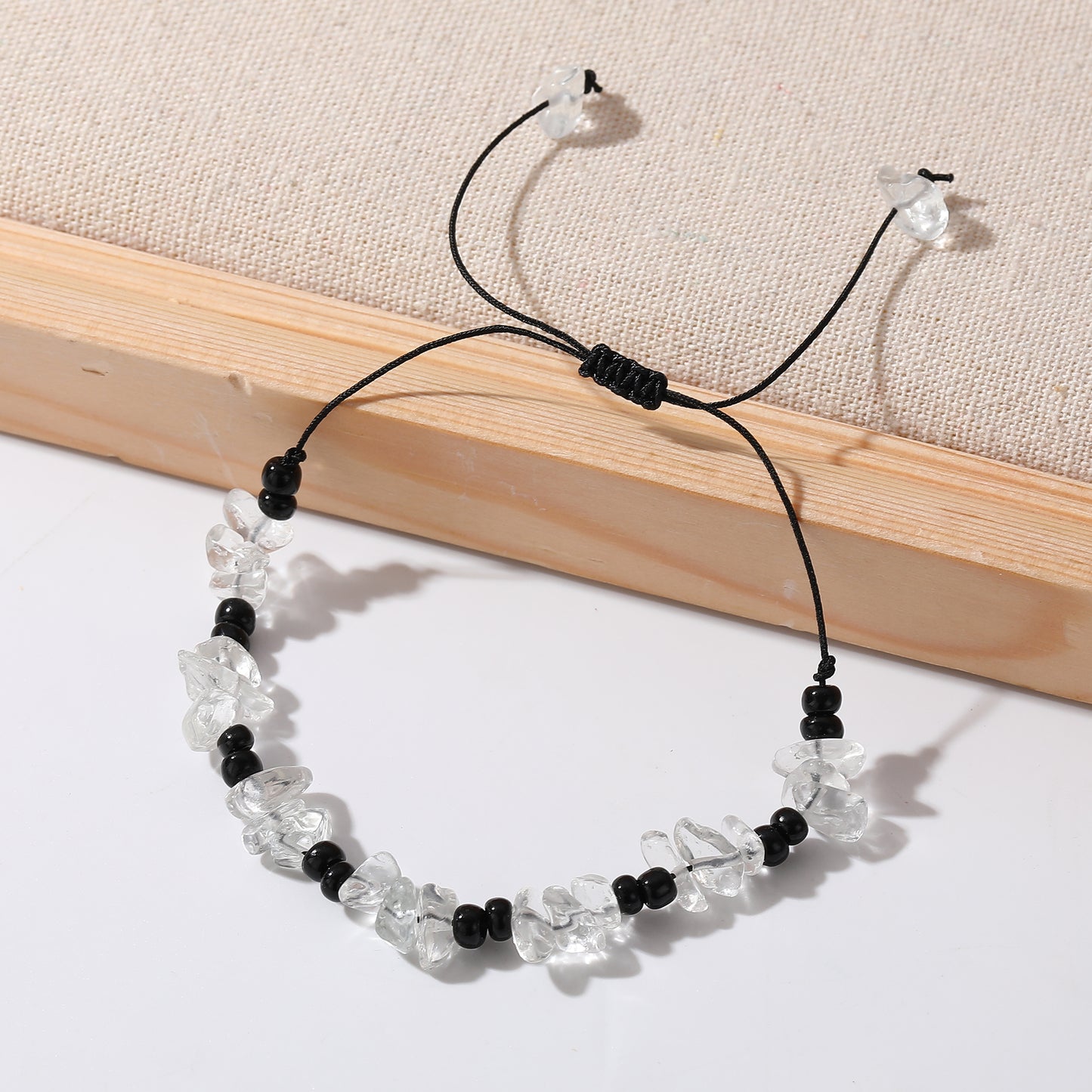 Assorted Gemstone Chip Woven Bracelets - Natural Crystal Bracelets for Energy, Balance & Style