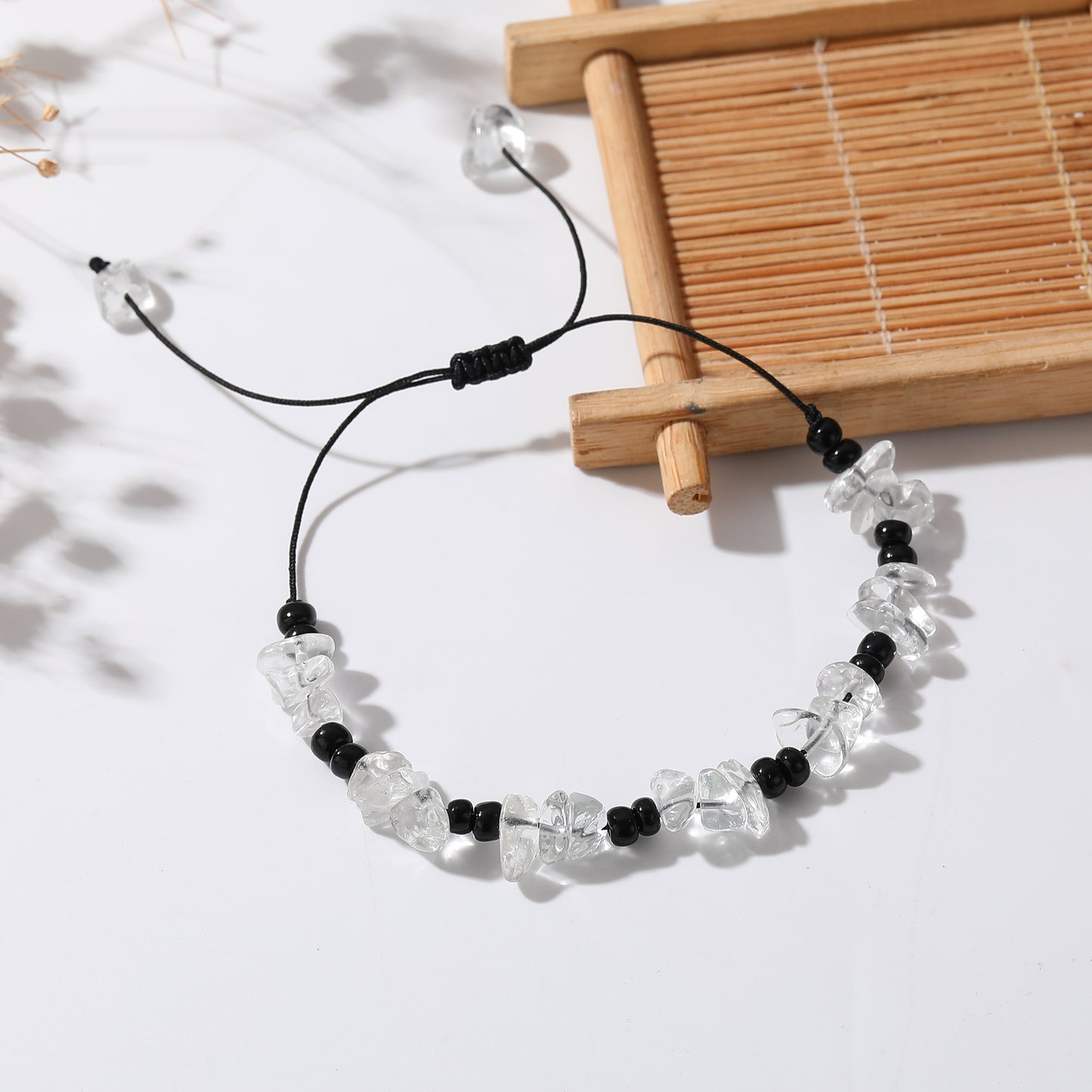 Assorted Gemstone Chip Woven Bracelets - Natural Crystal Bracelets for Energy, Balance & Style