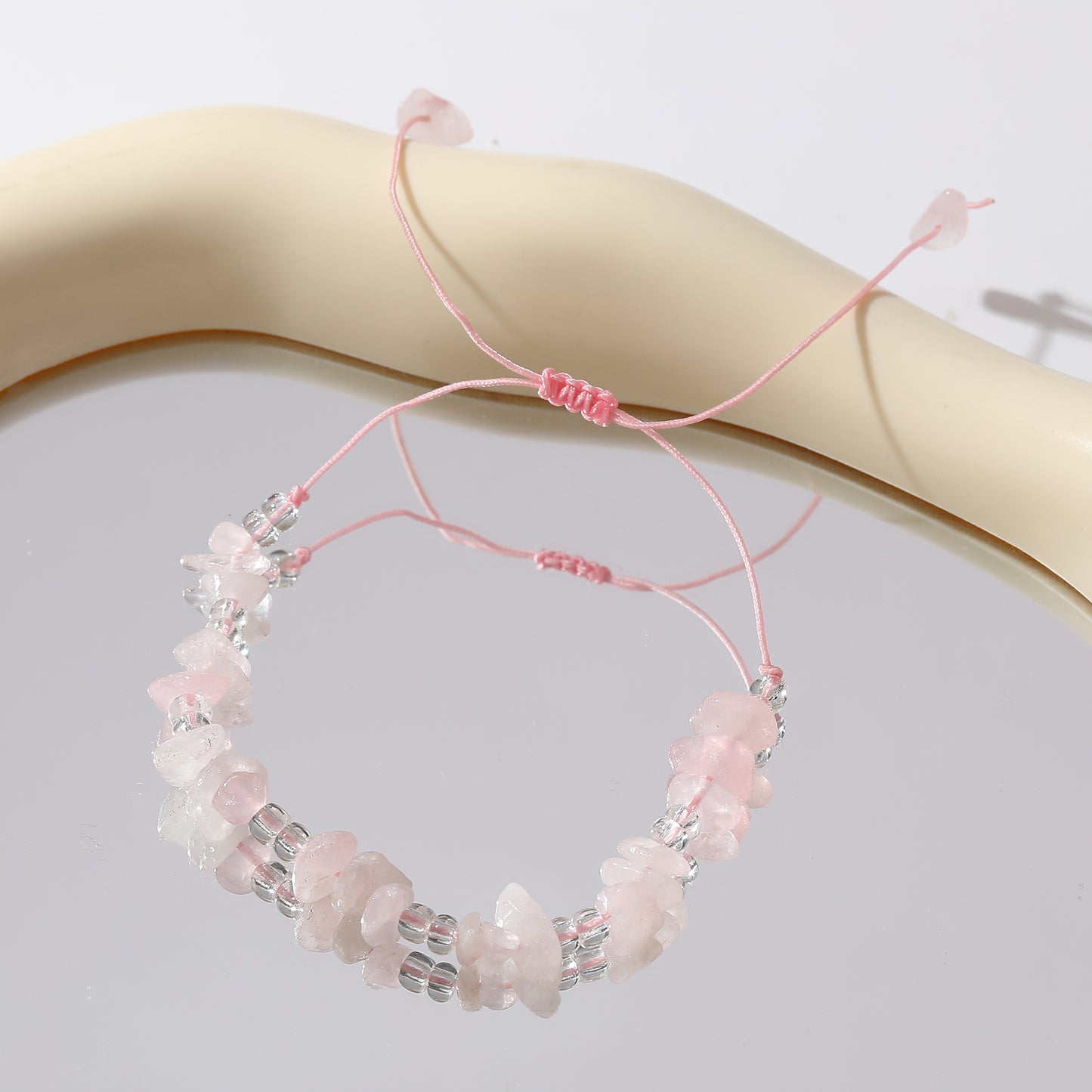 Assorted Gemstone Chip Woven Bracelets - Natural Crystal Bracelets for Energy, Balance & Style
