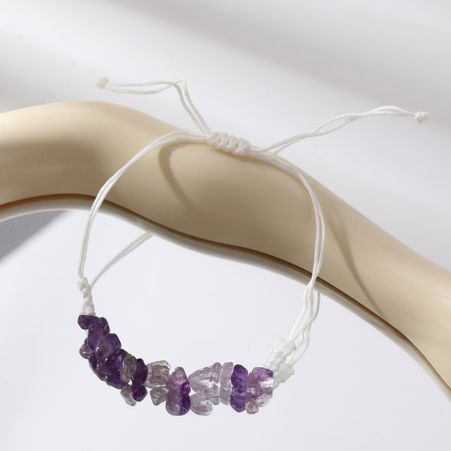 Adjustable Genuine Stone Bracelets - Natural Stone Beads on Durable String - Earthy Elegance for Everyday Wear and Thoughtful Gifts