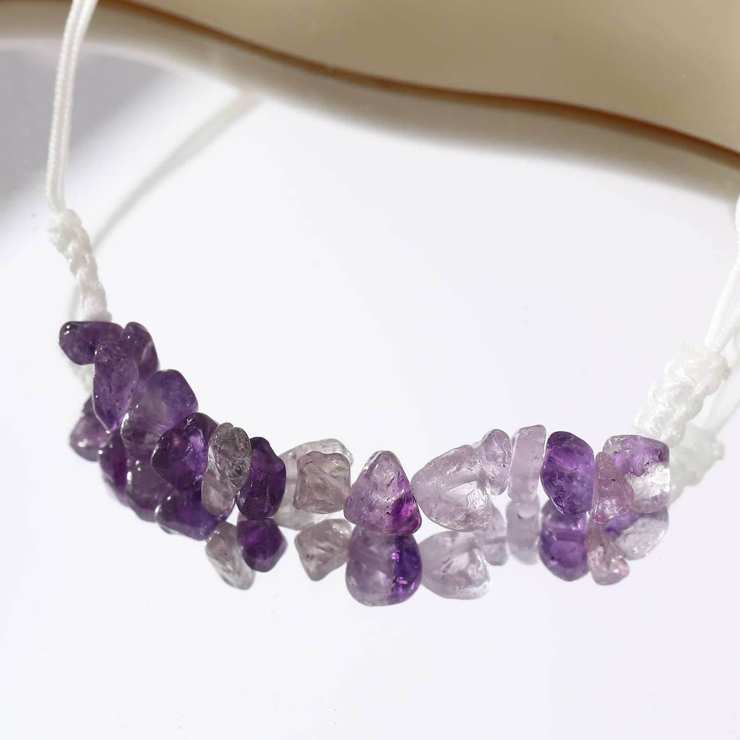 Adjustable Genuine Stone Bracelets - Natural Stone Beads on Durable String - Earthy Elegance for Everyday Wear and Thoughtful Gifts