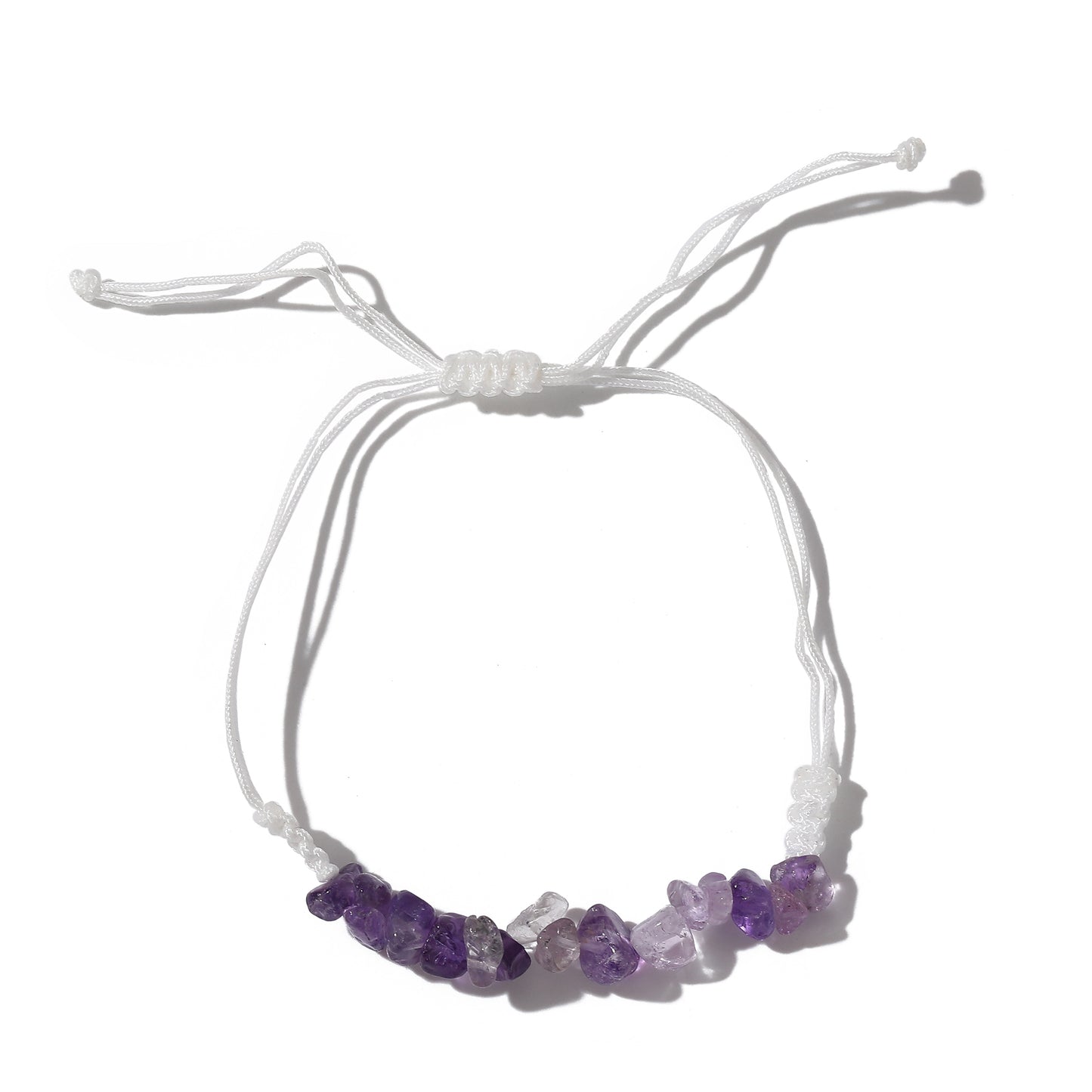Adjustable Genuine Stone Bracelets - Natural Stone Beads on Durable String - Earthy Elegance for Everyday Wear and Thoughtful Gifts