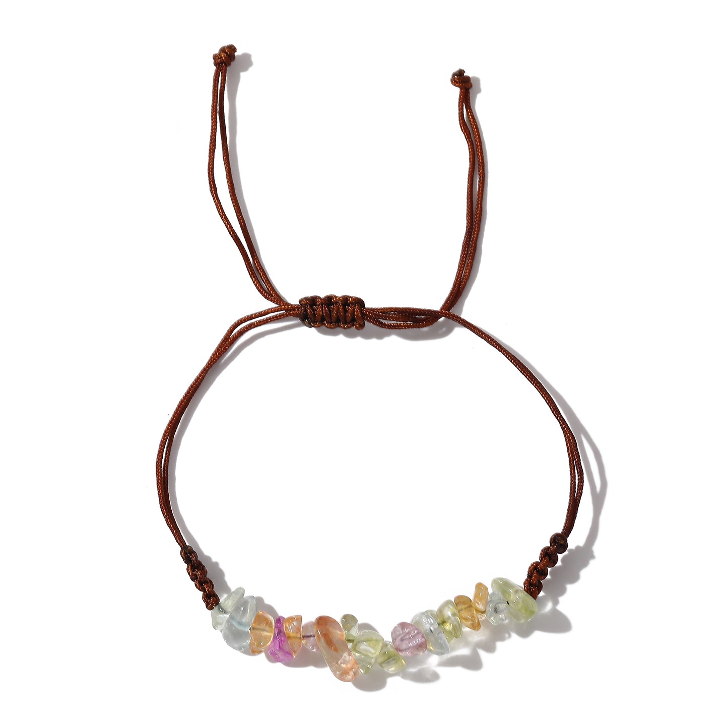 Adjustable Genuine Stone Bracelets - Natural Stone Beads on Durable String - Earthy Elegance for Everyday Wear and Thoughtful Gifts