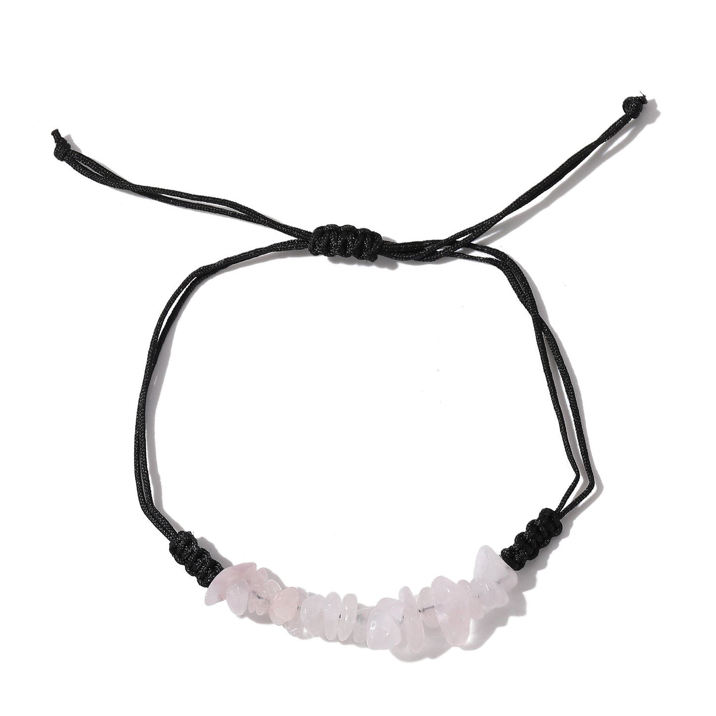 Adjustable Genuine Stone Bracelets - Natural Stone Beads on Durable String - Earthy Elegance for Everyday Wear and Thoughtful Gifts