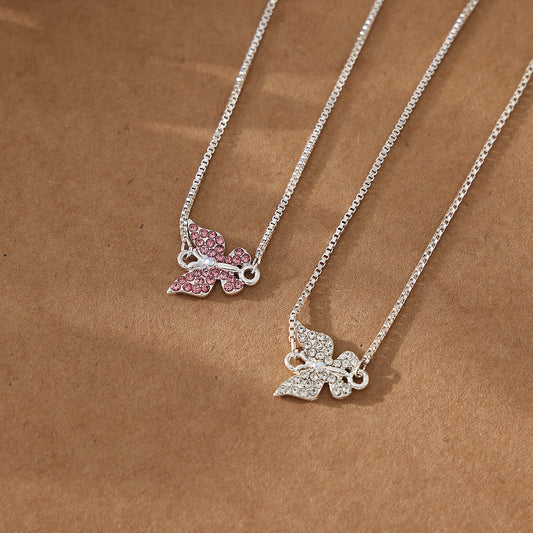1 Piece Elegant Rhinestone Butterfly Anklet with Silver Chain & Adjustable Clasp for Women - Summer Beach Jewelry & Special Occasion Gift