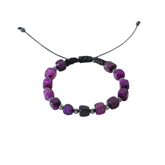 Stone with Hematite bead Bracelet assorted
