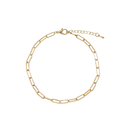 Link chain Anklet in Silvery and Golden assorted